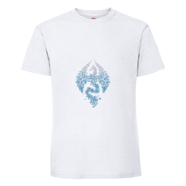 Tee- shirt brodé Dragon de l'hiver