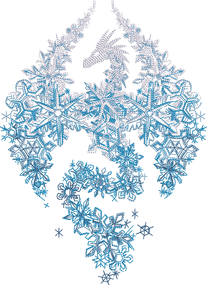 Tee- shirt brodé Dragon de l'hiver