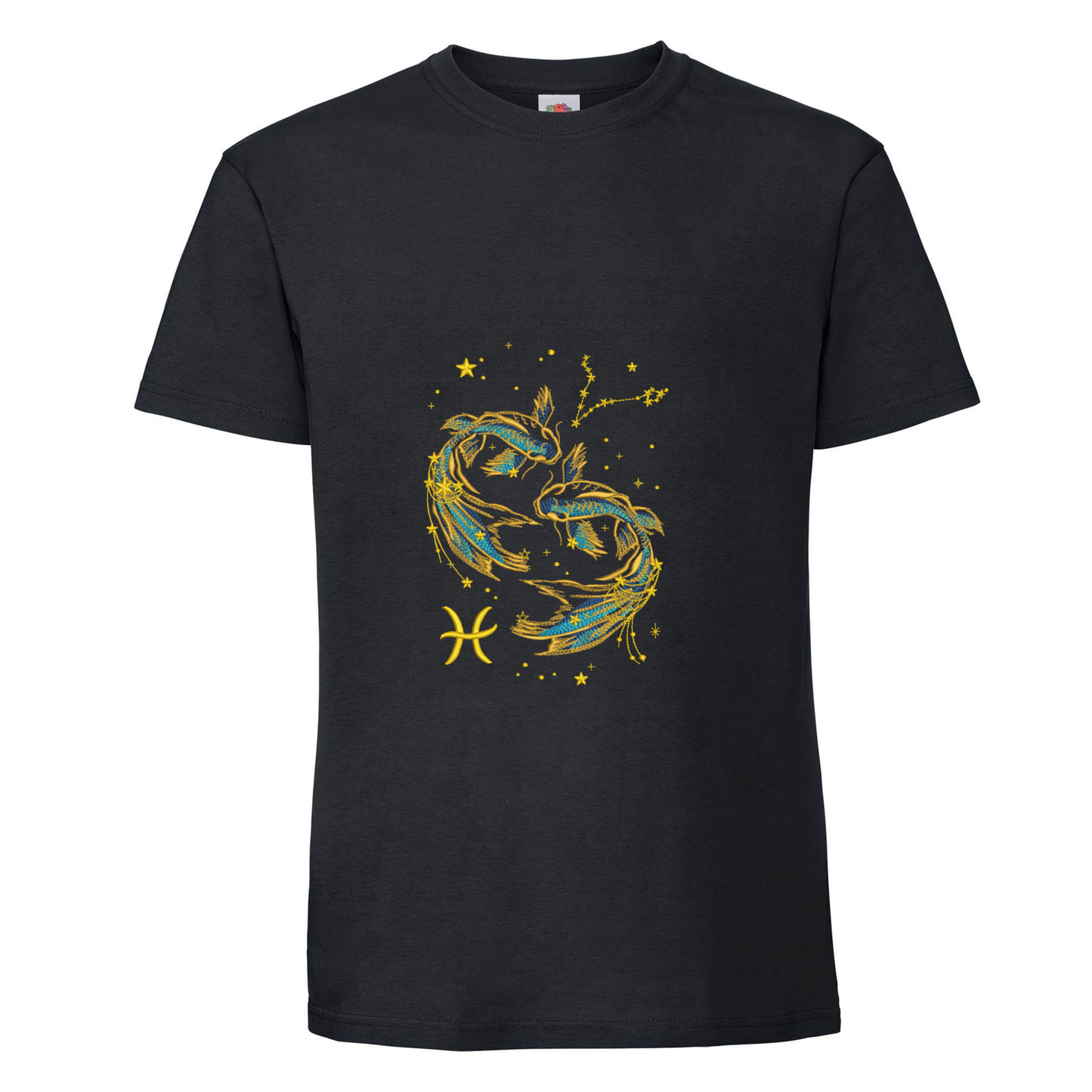 tee shirt brodé Zodiaque - Poisson ♓︎