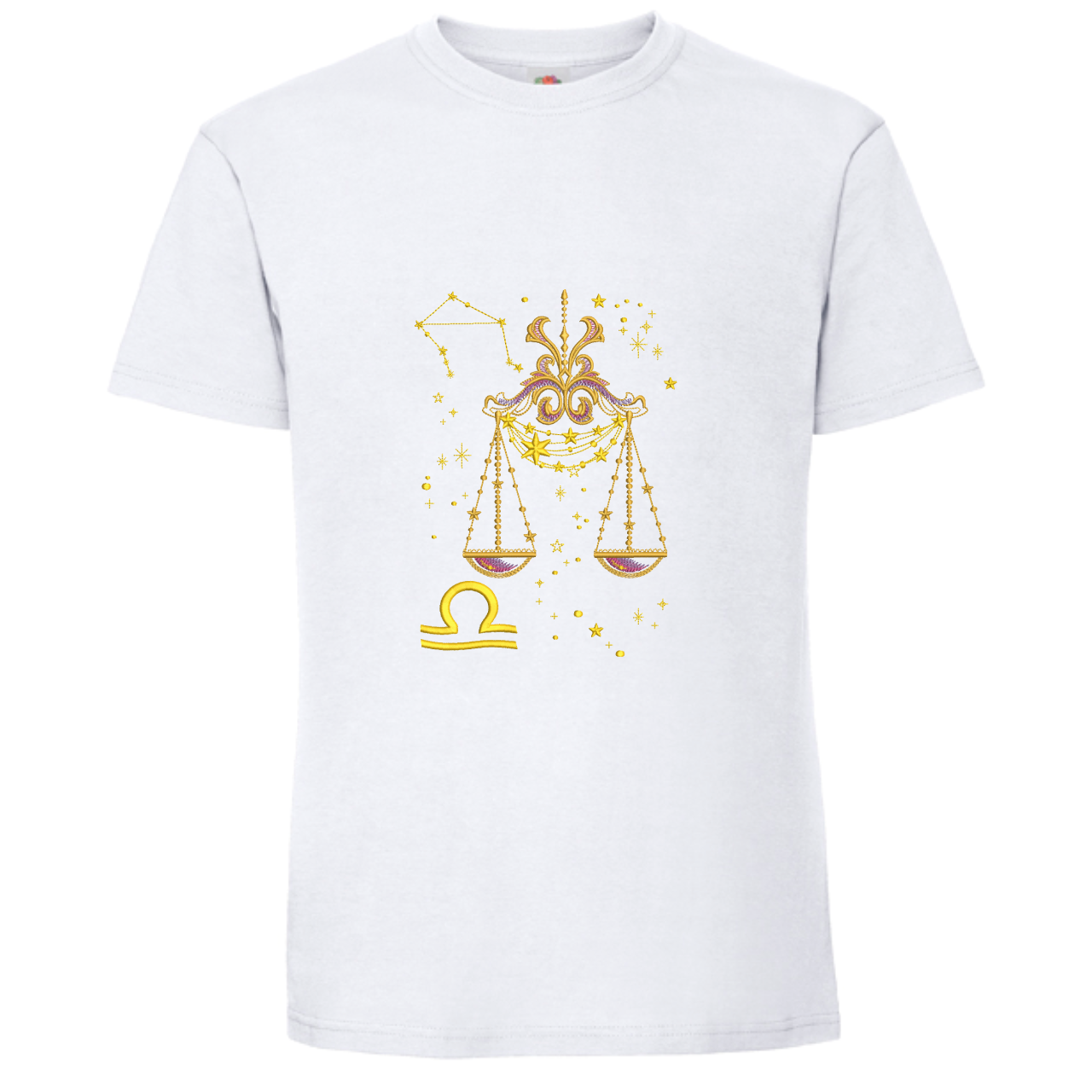 tee shirt brodé Zodiaque - Balance ♎︎