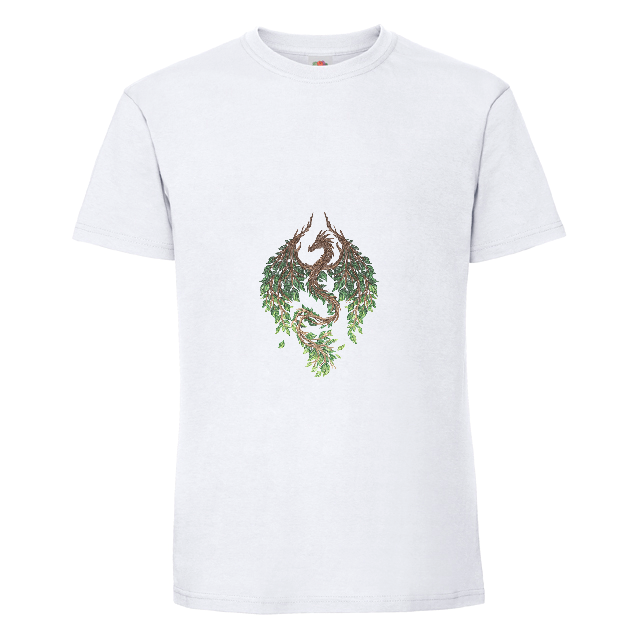 Tee- shirt brodé dragon de l'été