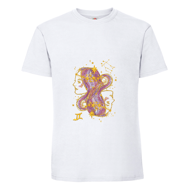tee shirt brodé Zodiaque - Gémeaux ♊︎